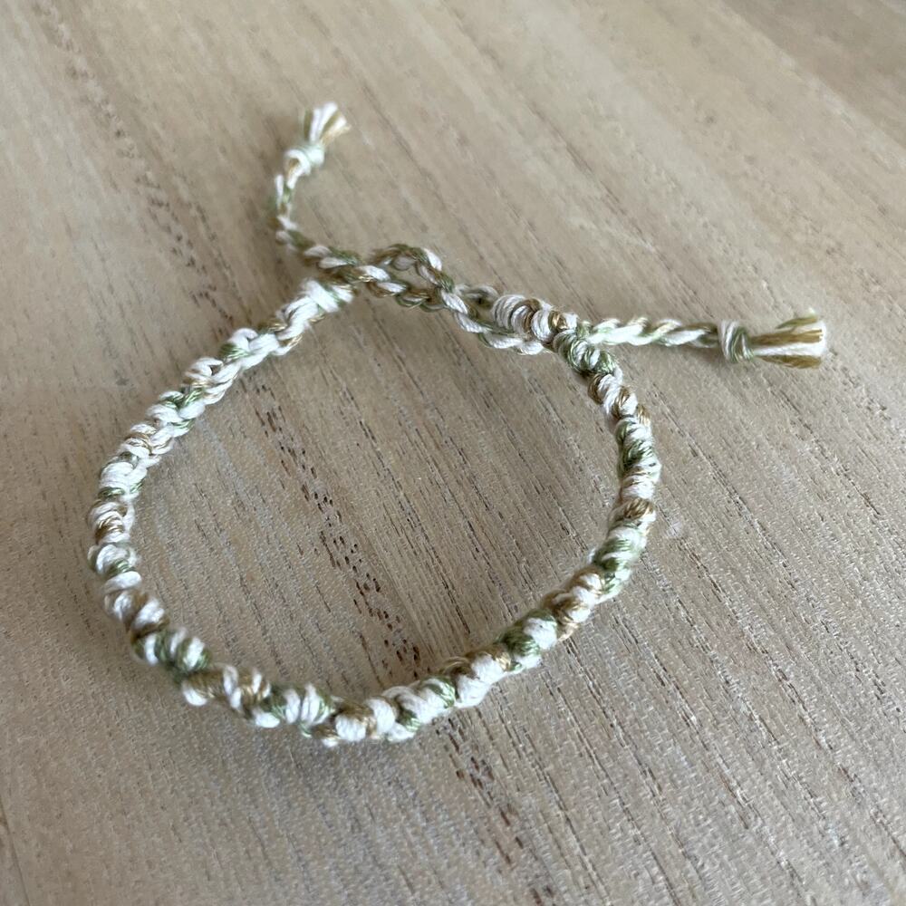 Xena Bracelet, anklet, trendy, comfortable, tie, embroidery thread, woven, gift